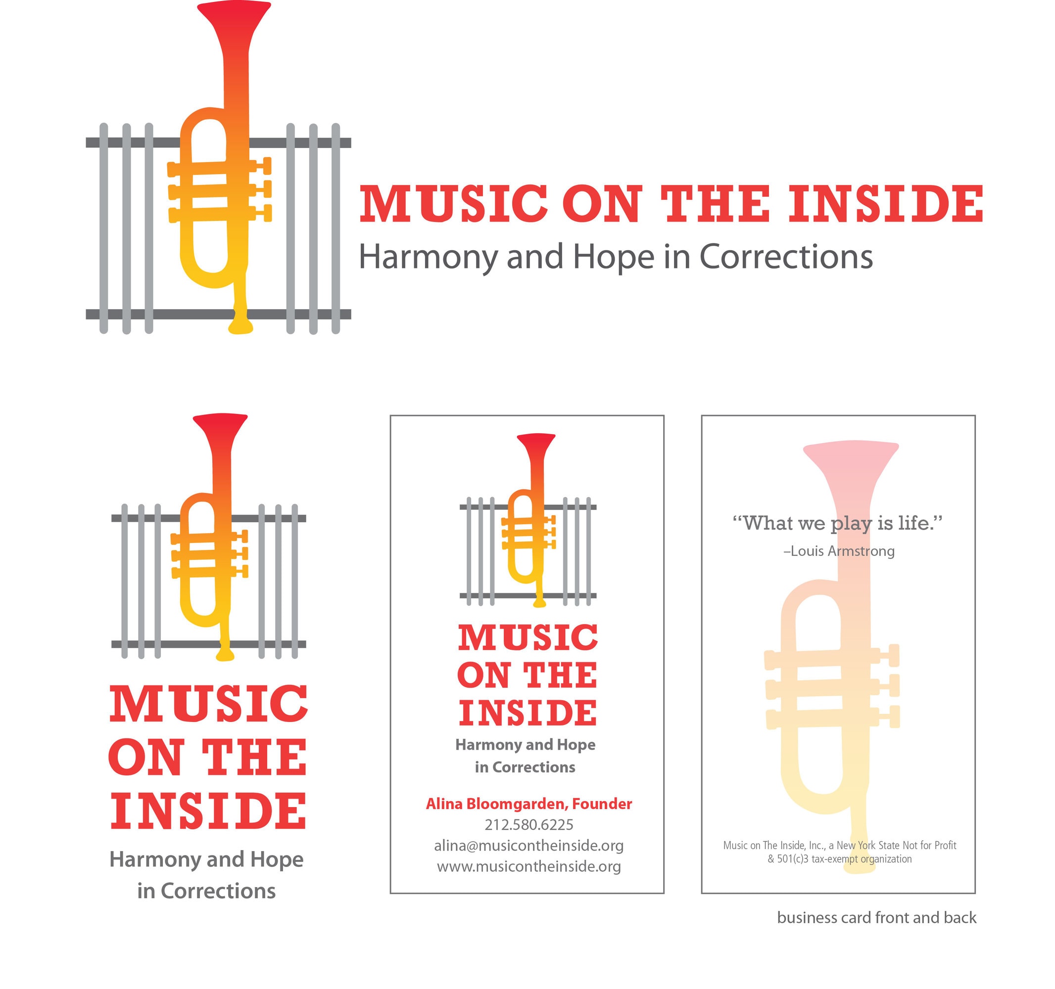 variations of Music on the Inside logo