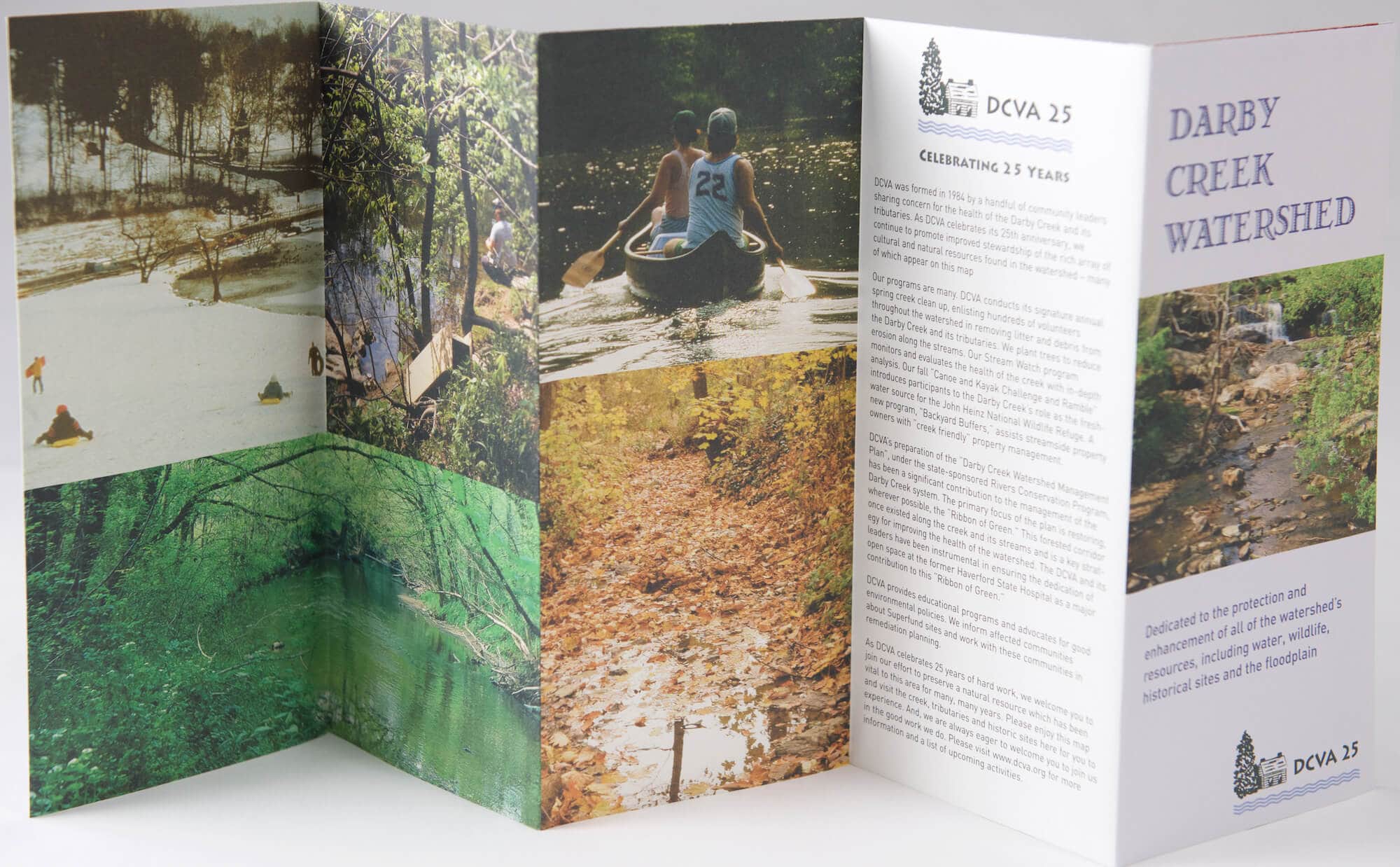 25th Anniversary Brochure Design for Environmental Organization