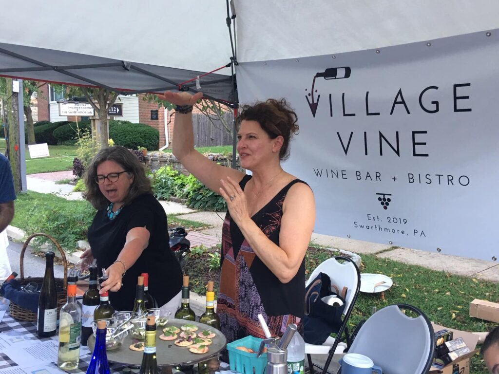 Village Vine owners at event