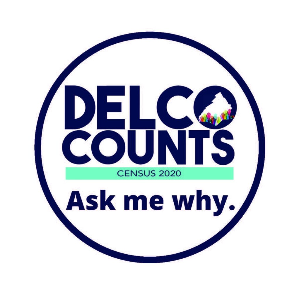 Delco Counts Census 2020 Button